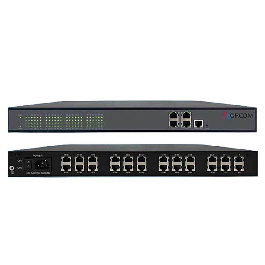 High Density (HD) FXS VoIP Gateway XORCOM GW0096S-45